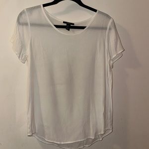 White basic top